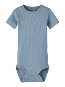 NAME IT Modal Rib Body Jommo Dusty Blue